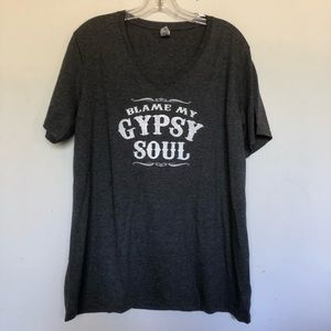 Blame my Gypsy Soul t shirt